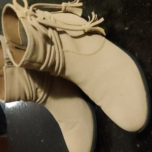 Rampage Girl's Tan Ankle Boots Size 5